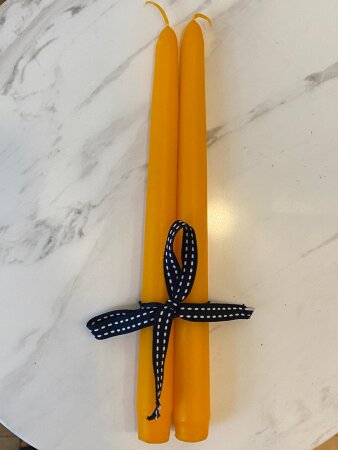 2'li Şamdan Mumu (Konik) 25cm - 3