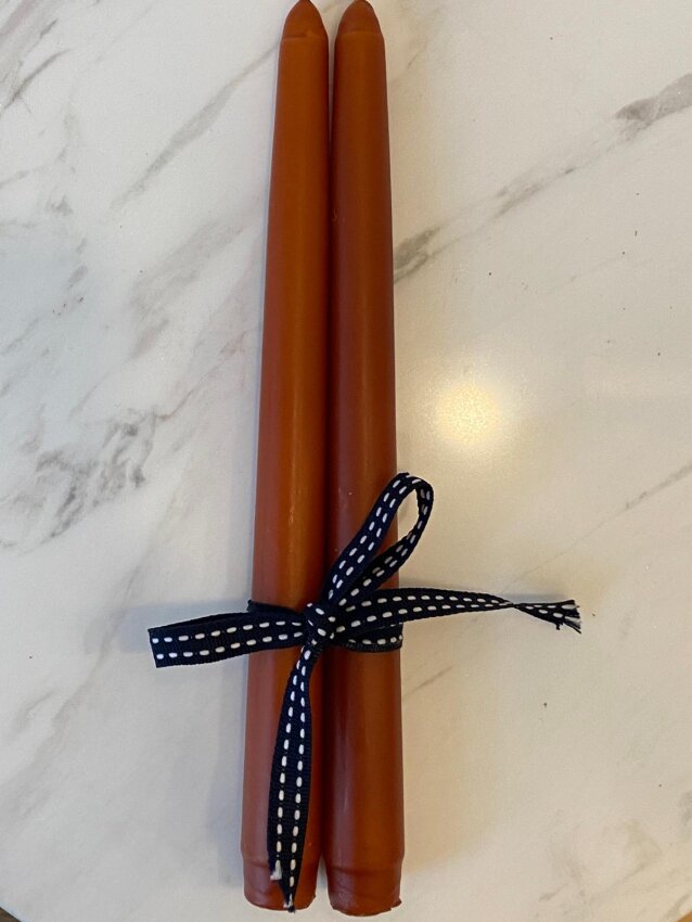 2'li Şamdan Mumu (Konik) 25cm - 7