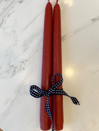 2'li Şamdan Mumu (Konik) 25cm - 8