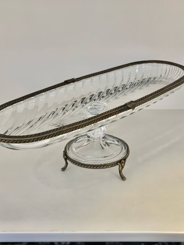 Antik Pirinç Sunum Stantı (40cm) - 1