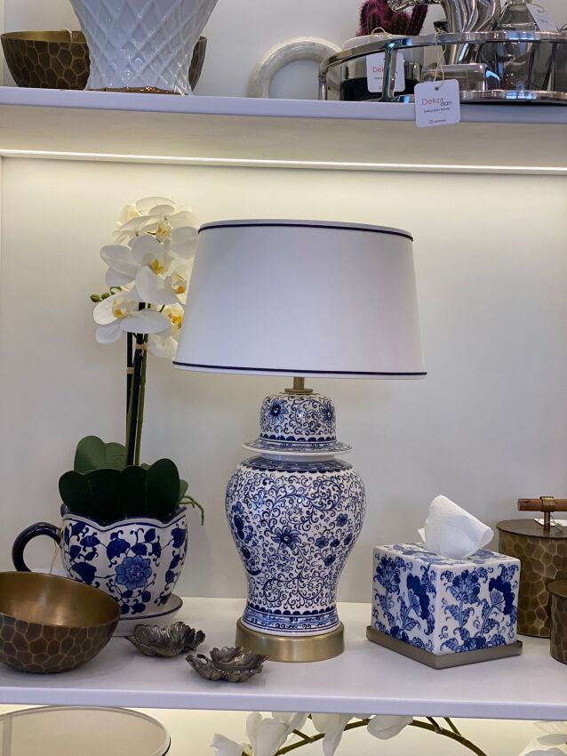 Blue Blanc Abajur Daphne Model (50cm) - 2