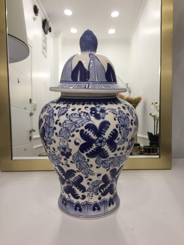 Blue Blanc Küp Klasik Desen - 1
