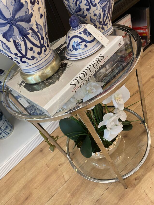 Paslanmaz Çelik Yan Sehpa (h:60cm) - 2