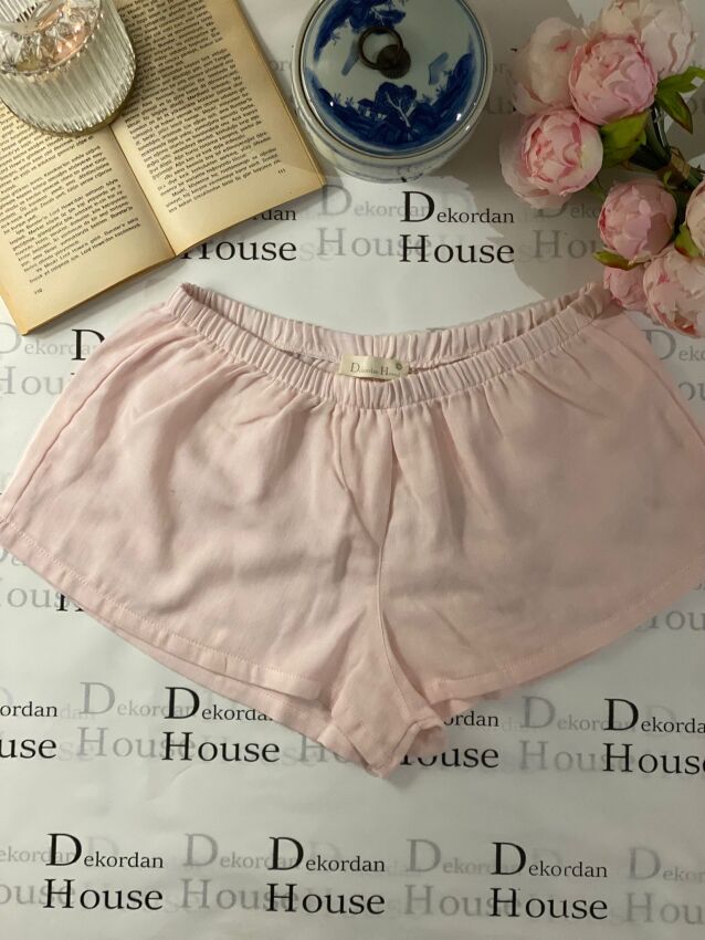 Pembe Mini Organik Müslin Şort (S-M Beden) - 1