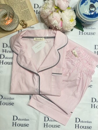 Soft Pink Kısa Kollu Pijama Takımı - 1