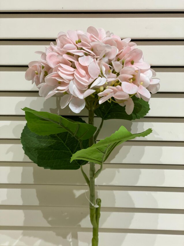 Yapay 1. Kalite Islak Dokulu Pembe Ortanca (60cm) - 1