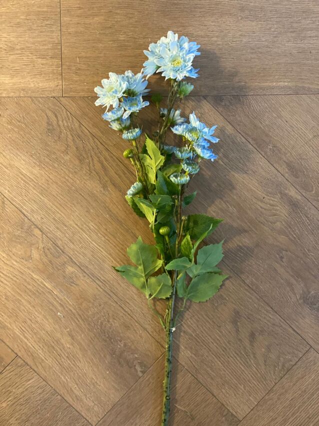 Yapay 1. Kalite Mavi Kır Papatyası (75cm) - 2