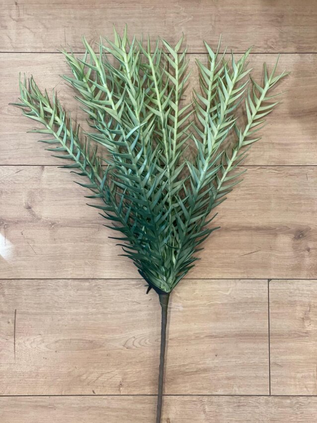 Yapay 1. Kalite Yeşil Biberiye Dalı (93cm) - 1