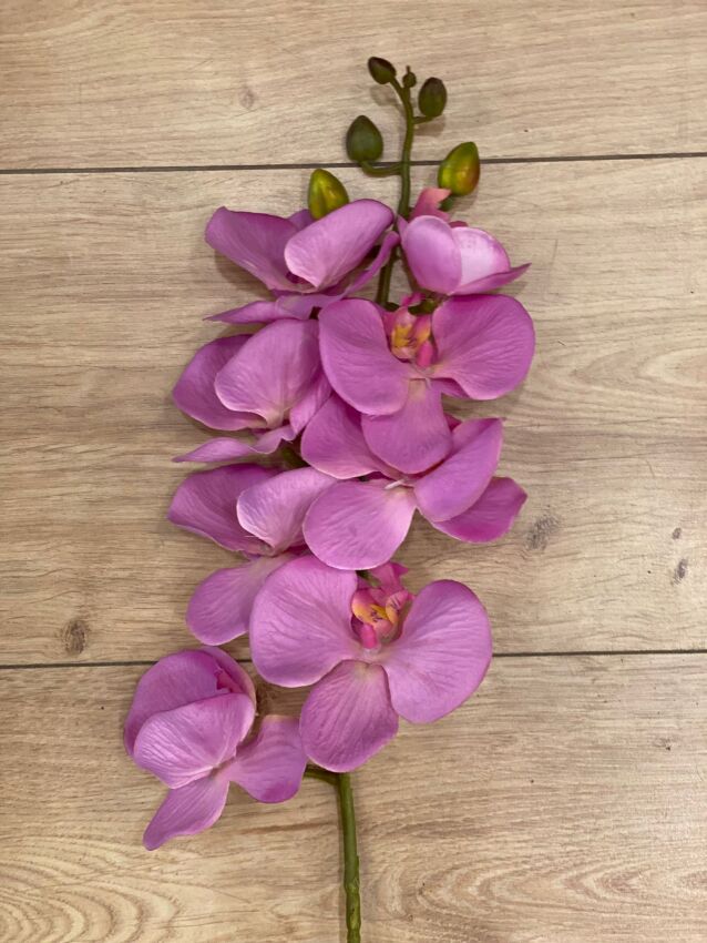 Yapay 1.Kalite Orkide Pembe Dalı (75cm) - 3