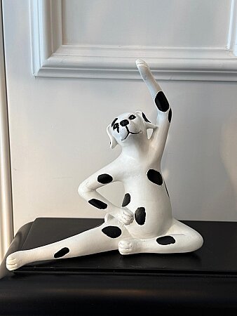 Yoga Dog Seramik Obje
